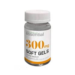 Extracto de cáñamo eespectro completo marca Naturally Essential 30 cápsulas de gel suave – 10 mg por cápsula