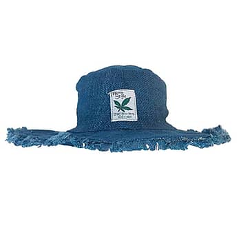HempStyle - Sombrero de cáñamo unisex, color azul