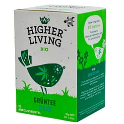 Te de Cáñamo (20 unidades, 40 g) marca Higher Living Bio Grüntee CBD